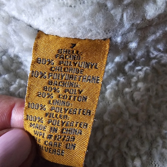 Kids Vintage Look  Distressed Vegan Leather Jacket - Picture 8 of 9